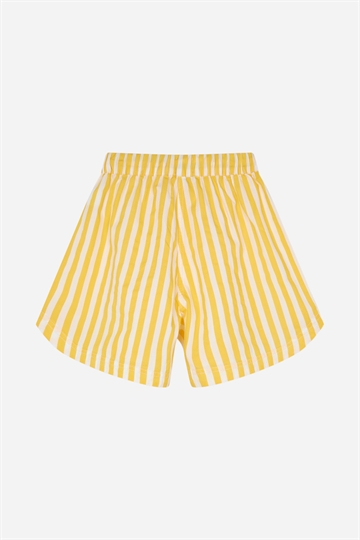 Mads Nørgaard Sacky Pio Shorts - White Alyssum / Citronzest